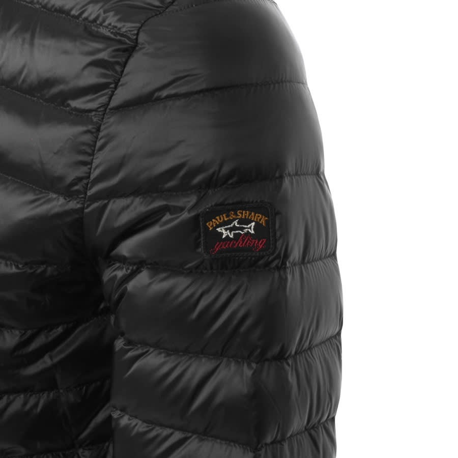 Alternative Image for ProductPaul And Shark Hooded Quilted Jacket Black3